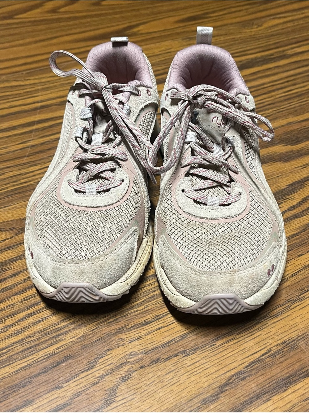 Ryka Sky Walk Trail Lightweight Mesh Sneakers - Blush Pink Size 6M